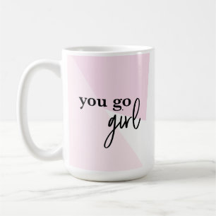 「ボスのベビーパワー:『You Go Girl』マグ感動的グ」 コーヒーマグカップ