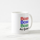 ボスのボスのボス コーヒーマグカップ (正面右)