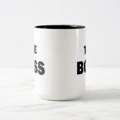 ボスのマグの二重側面 ツートーンマグカップ (中央)