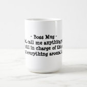 ボスのマグ コーヒーマグカップ (中央)