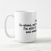 ボスのマグ コーヒーマグカップ (左)