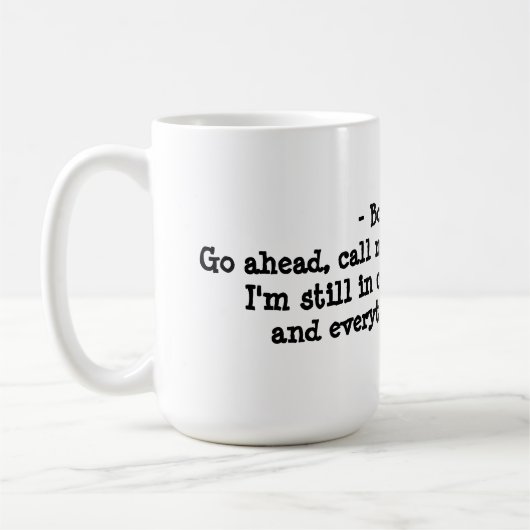 ボスのマグ コーヒーマグカップ (左)