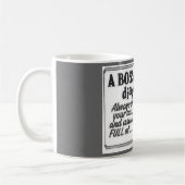 ボスのマグ コーヒーマグカップ (左)