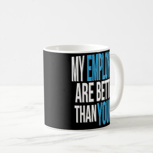 ボスのマネージャーのスーパーバイザーのおもしろいなコーヒー・マグのボスの日 コーヒーマグカップ (正面右)