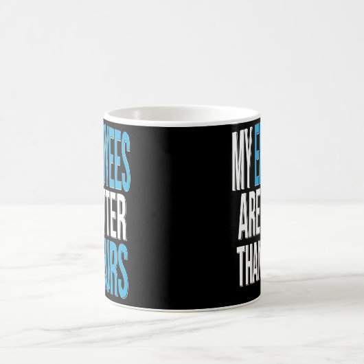 ボスのマネージャーのスーパーバイザーのおもしろいなコーヒー・マグのボスの日 コーヒーマグカップ (中央)