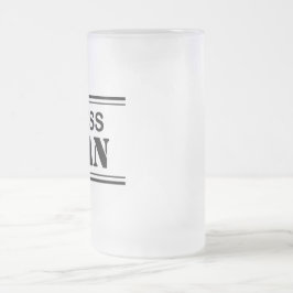 ボスの人によって曇らされるマグ フロストグラスビールジョッキ