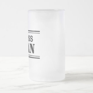 ボスの人によって曇らされるマグ フロストグラスビールジョッキ