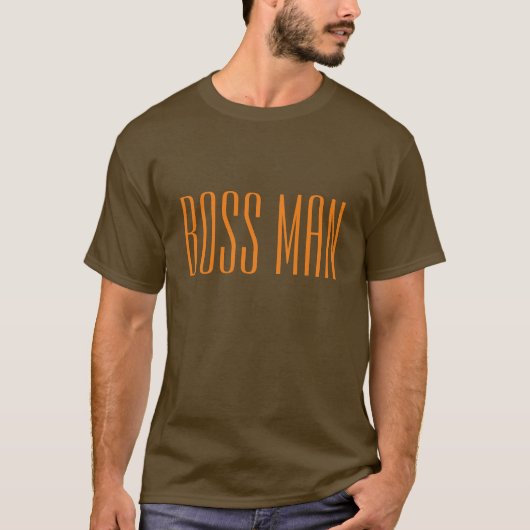 ボスの人のTシャツ Tシャツ (正面)