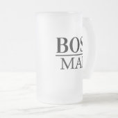 ボスの人 フロストグラスビールジョッキ (正面右)