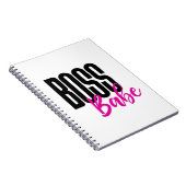 ボスの可愛い人、女の子のボス ノートブック (右側)