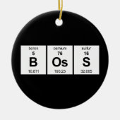 ボスの周期表 セラミックオーナメント (正面)