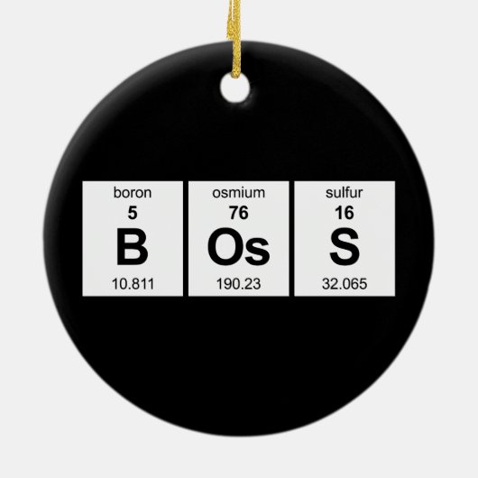 ボスの周期表 セラミックオーナメント (裏面)