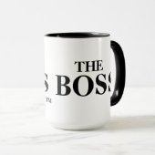 ボスの商標TMの商標のマグ マグカップ (正面右)