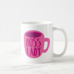 ボスの女性でピンクのコーヒーカップ コーヒーマグカップ<br><div class="desc">ボスの女性でピンクのコーヒーカップ</div>