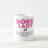 ボスの女性 コーヒーマグカップ (中央)