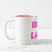 ボスの女性! ツートーンマグカップ (左)