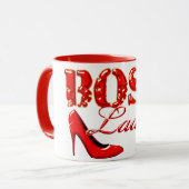ボスの女性 マグカップ (正面左)
