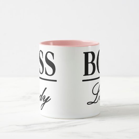 ボスの女性 マグカップ (中央)