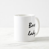 「ボスの女性」担当の女性のためにマグカップ コーヒーマグカップ (正面右)