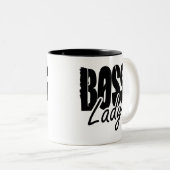 ボスの女性$17.95は2コーヒー・マグにある調子を与えました ツートーンマグカップ (正面右)