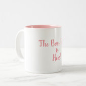 ボスの女性Is Here 11のoz。 ツートーンマグ ツートーンマグカップ (正面左)