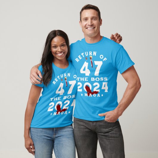 ボスの帰還 47 トランプ 2024 Tシャツ (ユニセックス)