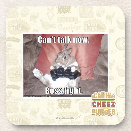 ボスの戦いは今話すことができません コースター (正面)