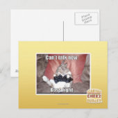 ボスの戦いは今話すことができません ポストカード (正面/裏面)