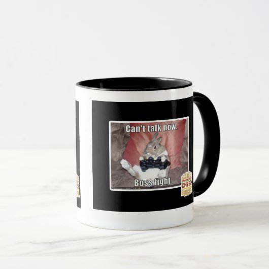 ボスの戦いは今話すことができません マグカップ (正面右)