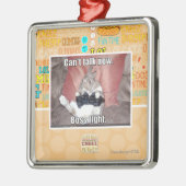 ボスの戦いは今話すことができません メタルオーナメント (左)