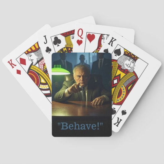 ボスの振る舞い遊トランプのポーカーカード トランプ (裏面)