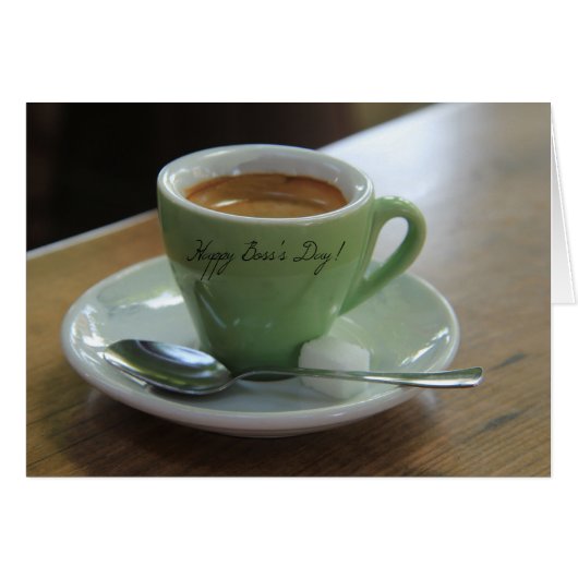 ボスの日のコーヒーカード (正面横)