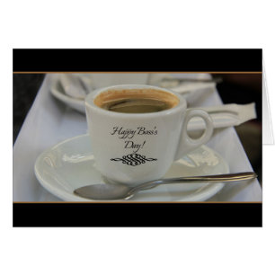 ボスの日のコーヒーカード