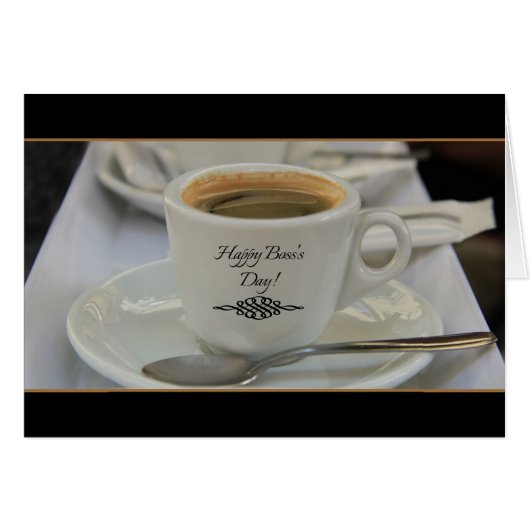 ボスの日のコーヒーカード (正面横)