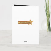 ボスの日5つ星のグリーティカスタムングカード カード (裏面)