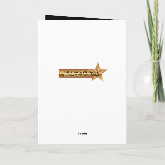 ボスの日5つ星のグリーティカスタムングカード カード (裏面)