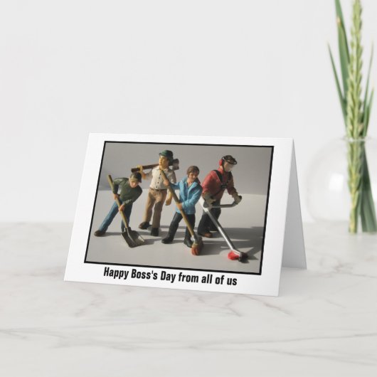 ボスの日 カード (正面)