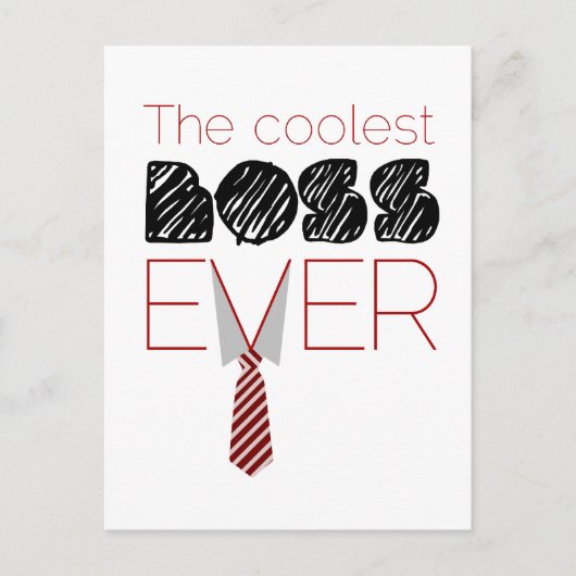 ボスの日 ポストカード (正面)