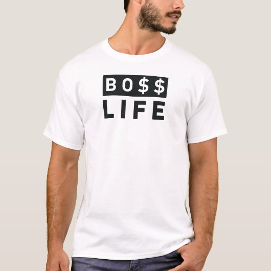 ボスの生命 Tシャツ (正面)