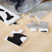 ボスの英国のブルドッグの動物の芸術のギフトに会って下さい ジグソーパズル (側面)