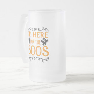 ボスの霜降りビアマグに来た フロストグラスビールジョッキ