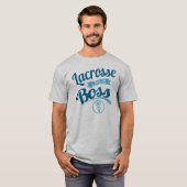 ボスのTシャツのようなラクロス Tシャツ (正面フル)