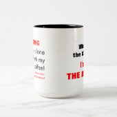 ボスはだれですか。 私はボスです! ツートーンマグカップ (中央)