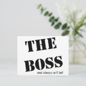 ボスは常に!!範囲 ポストカード (スタンド正面)