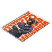 ボスは犬の頭が手を使って立っている ノートブック (左側)