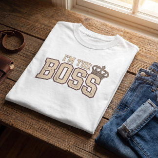 ボスは私だ おもしろママ マザーフッド ペアグッズ Tシャツ
