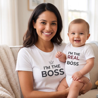 ボスは私だ おもしろママ マザーフッド 兼用 Tシャツ