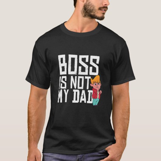 ボスは私のパパ Tシャツ (正面)