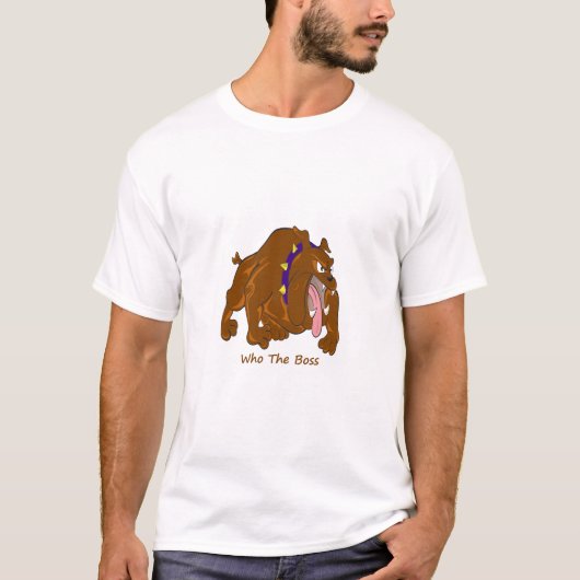 ボスは誰だ Tシャツ (正面)