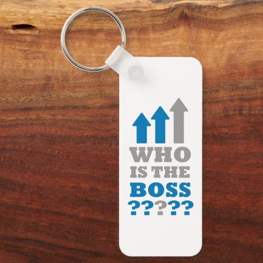 ボスは？ キーホルダー (正面)